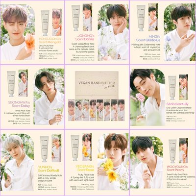 ATEEZ JP生寫真 nacific 護手霜 崔傘 友榮