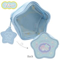 雙子星50週年紀念 藍色 星形 多功能收納包 痛包 娃包