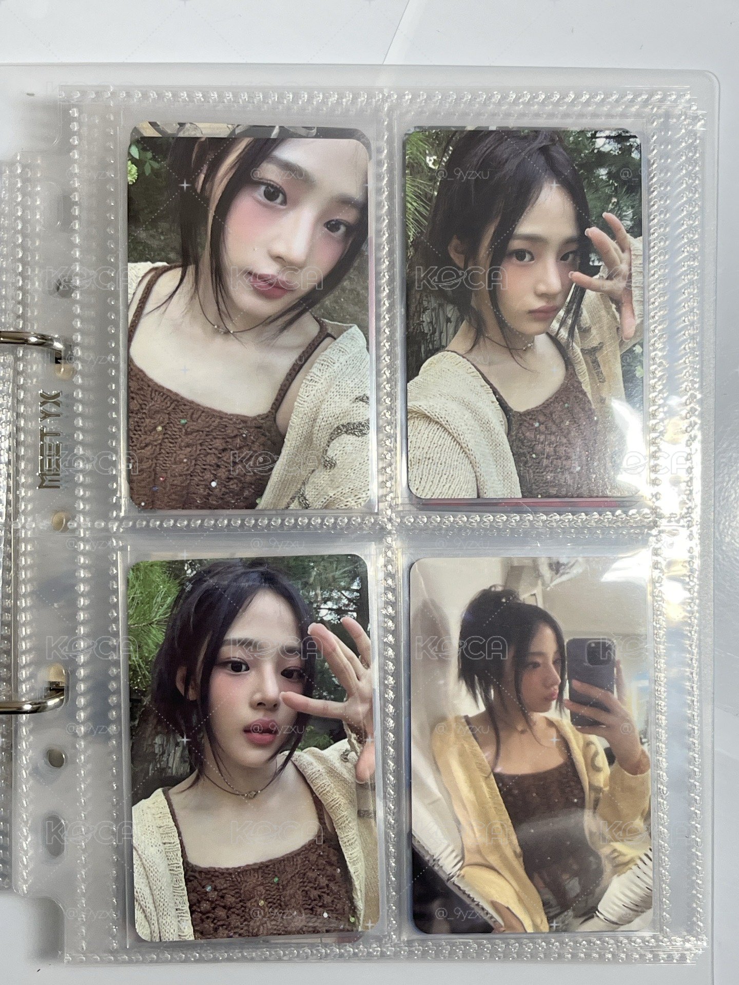 Minji年曆卡