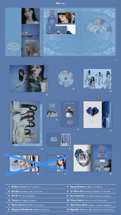 恩米克斯 藍情已拆空專（除小卡皆有）