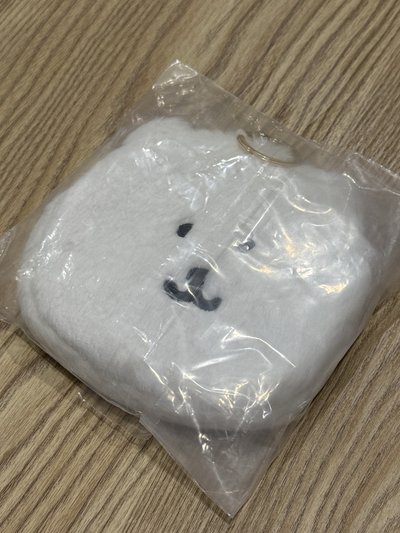 自嘲熊 名創優品 白熊零錢包