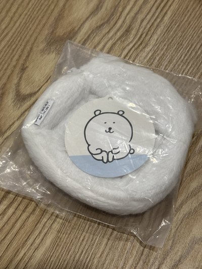 自嘲熊 名創優品 白熊零錢包