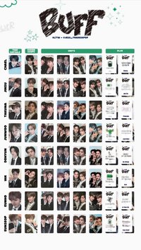 BUFF MINI2 專輯卡