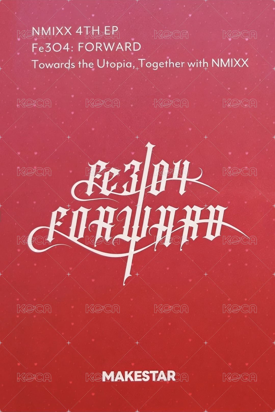 FORWARD ms 線上 18.0 簽售卡 玫瑰花冰淇淋 背面