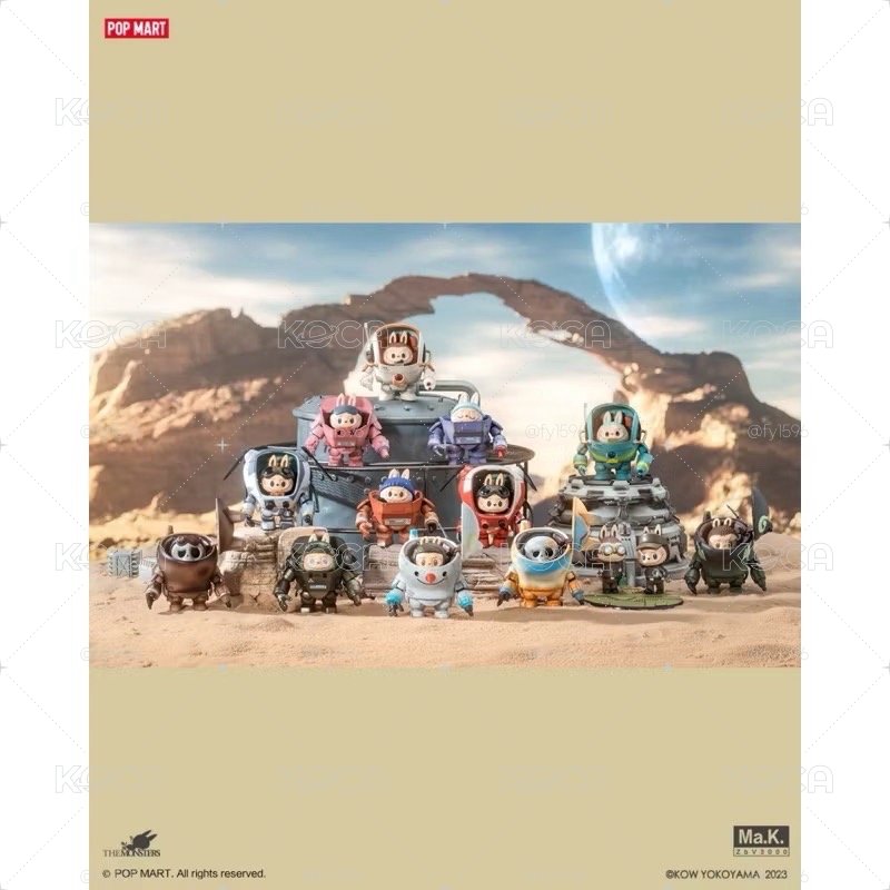 「確認款」拆袋有盒-POPMART 泡泡瑪特 LABUBU橫山宏Ma.k.系列-沙浪 Sand Wave