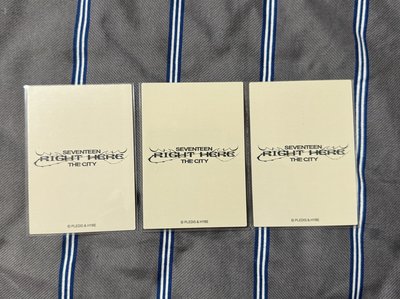 Seventeen Right here 日本集章卡（俊/碩/燦）