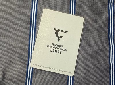 2025 Seventeen日本會員 續會卡 俊 Jun