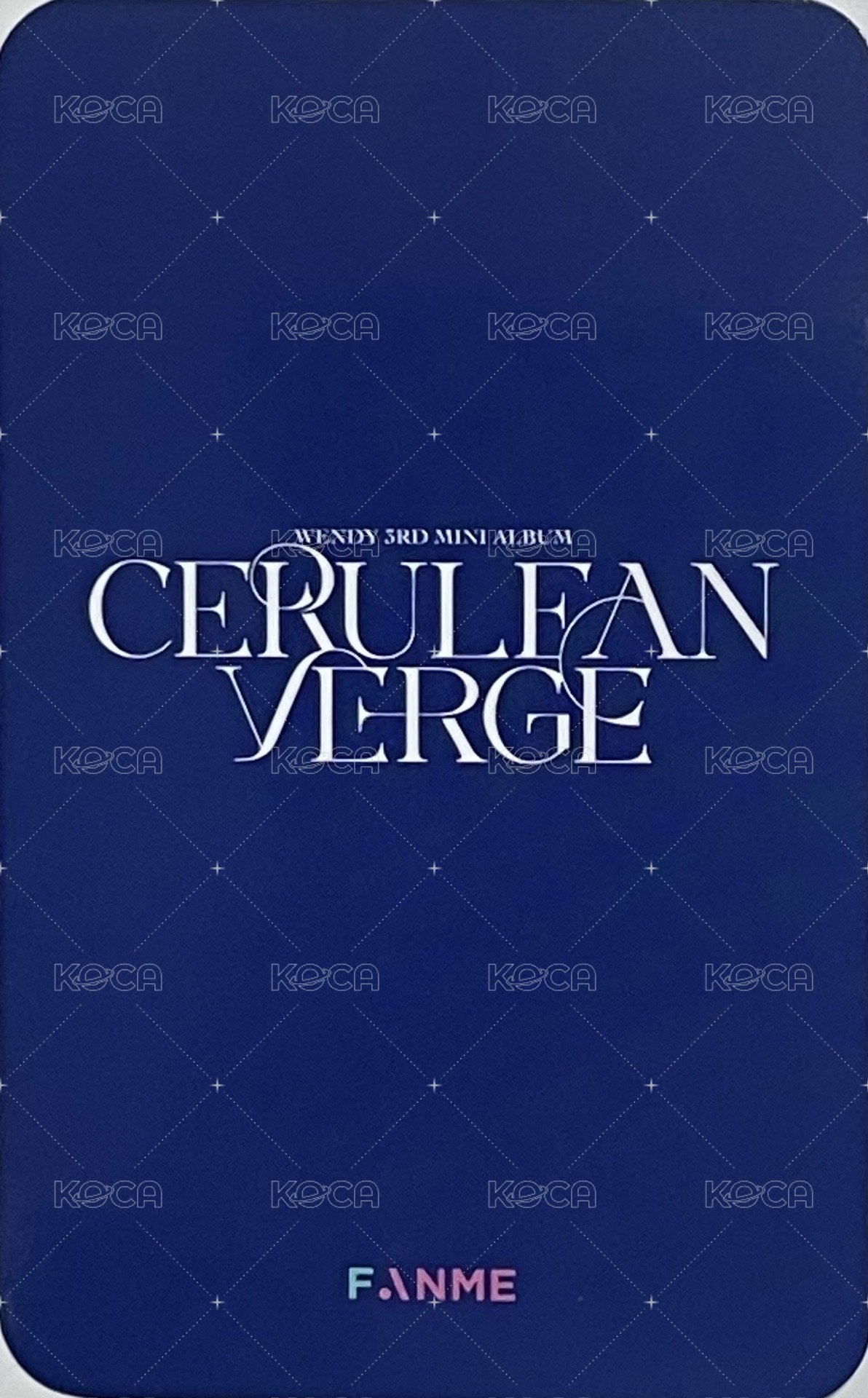 Cerulean Verge fanme 台北 簽售卡 C ver. 背面