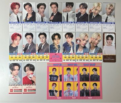 enhypen world 手遊 遊戲 票卡 機長 搖滾 聖誕 小卡 四宮格 滿額 書籤