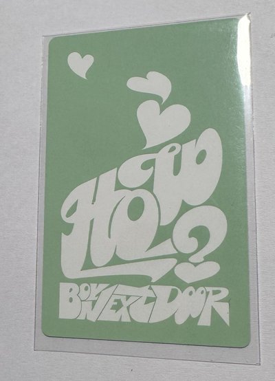 boynextdoor HOW? 專輯卡 Earth 專卡6 ver.B
