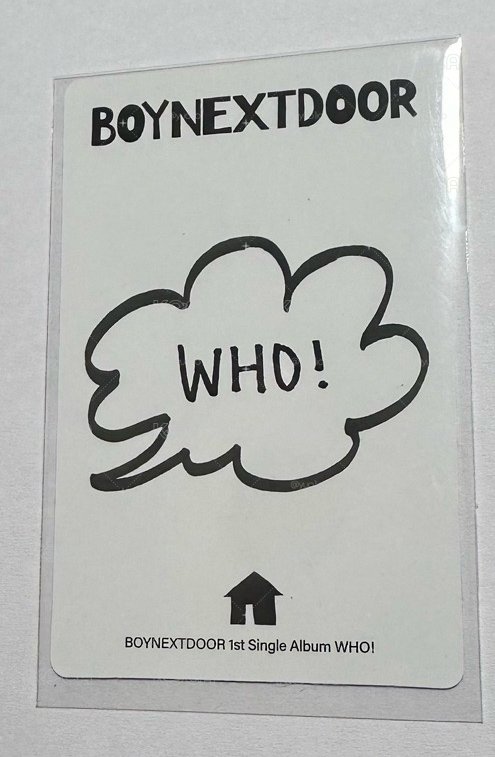 boynextdoor WHO! 專輯卡 who ver.