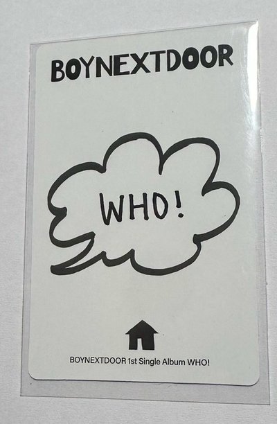 boynextdoor WHO! 專輯卡 who ver.