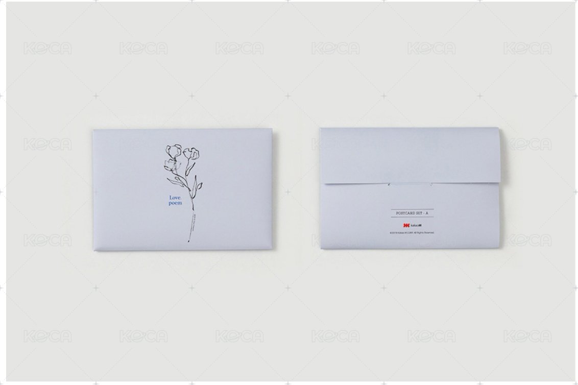 Love poem 明信片 A版 背面