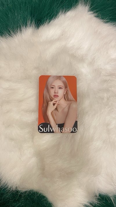 Rosé x Sulwhasoo 1.0代言卡