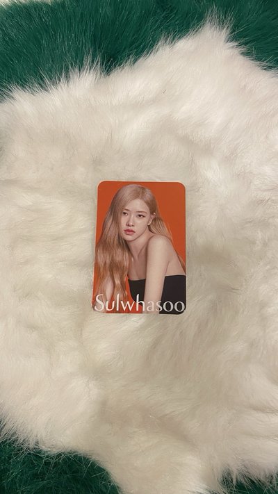 Rosé x Sulwhasoo 1.0代言卡