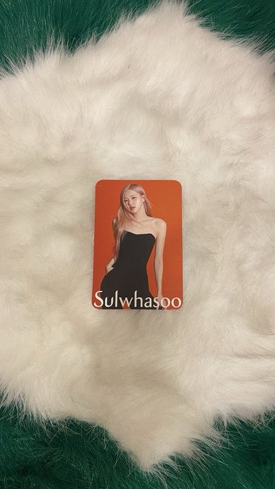 Rosé x Sulwhasoo 1.0代言卡