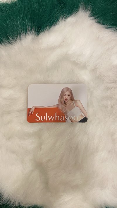 Rosé x Sulwhasoo 1.0代言卡