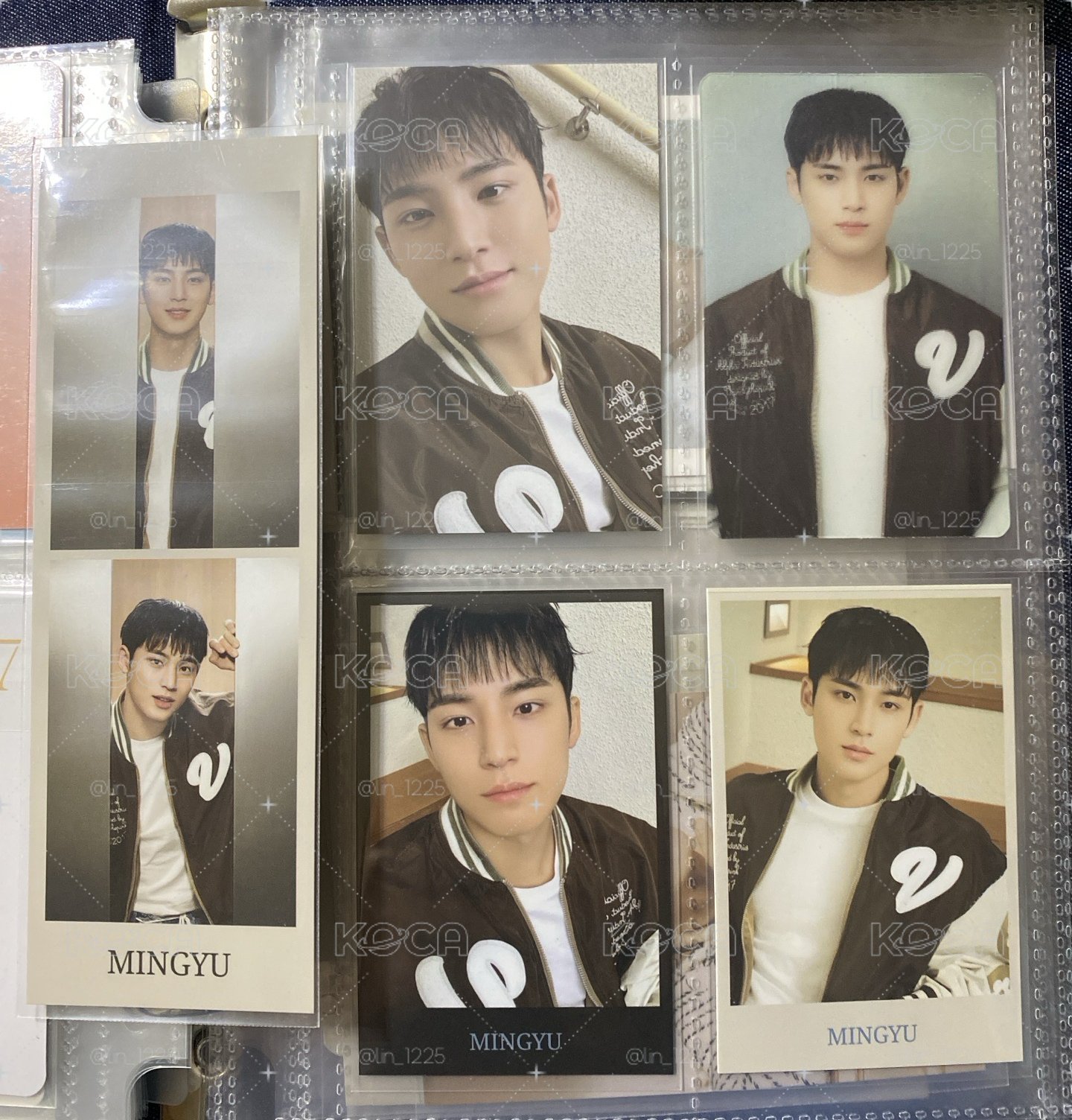 SEVENTEEN 珉奎 克拉島周邊卡+卡套