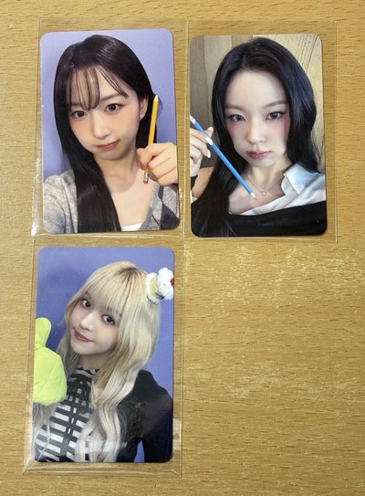 NMIXX BLUE VALENTINE 莉莉 吳海嫄 張圭珍 MS 寫下你的願望 蛋糕 中文卡背 小卡