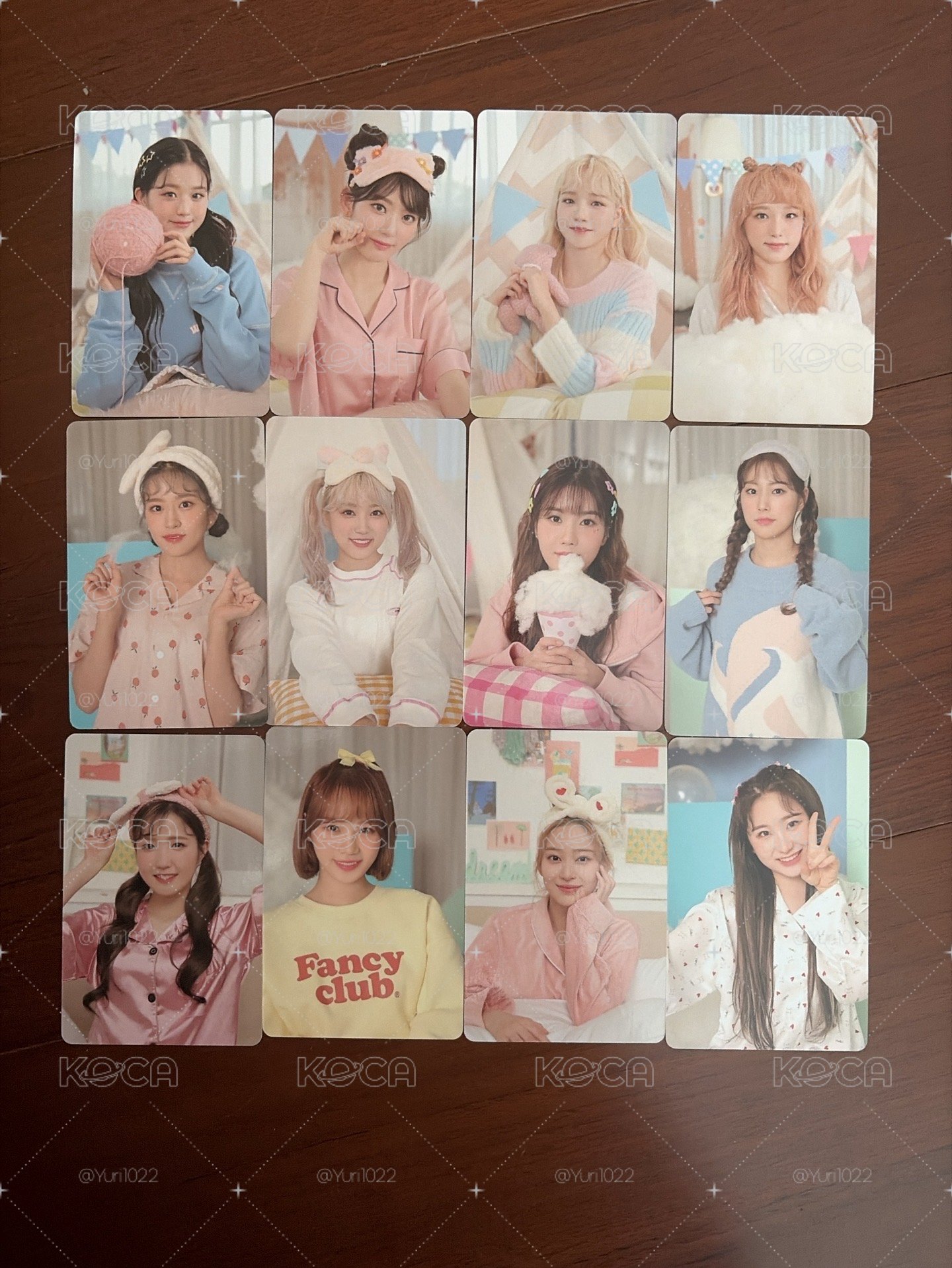 IZ*ONE SECRET DIARY 年曆卡 