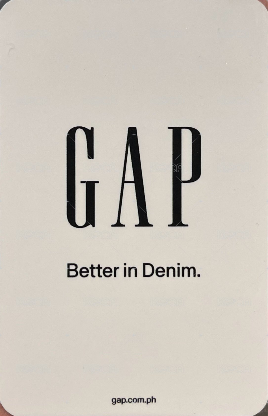 GAP x KATSEYE 代言卡  背面