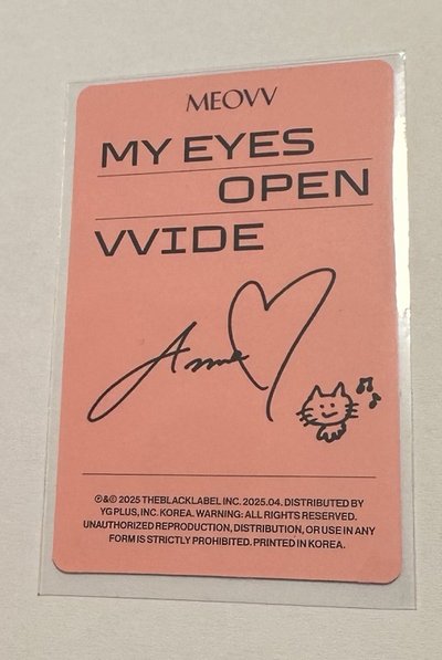 MEOVV 迷一 專輯卡 ver.Grill