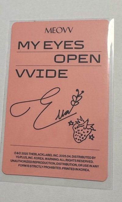 MEOVV 迷一 專輯卡 