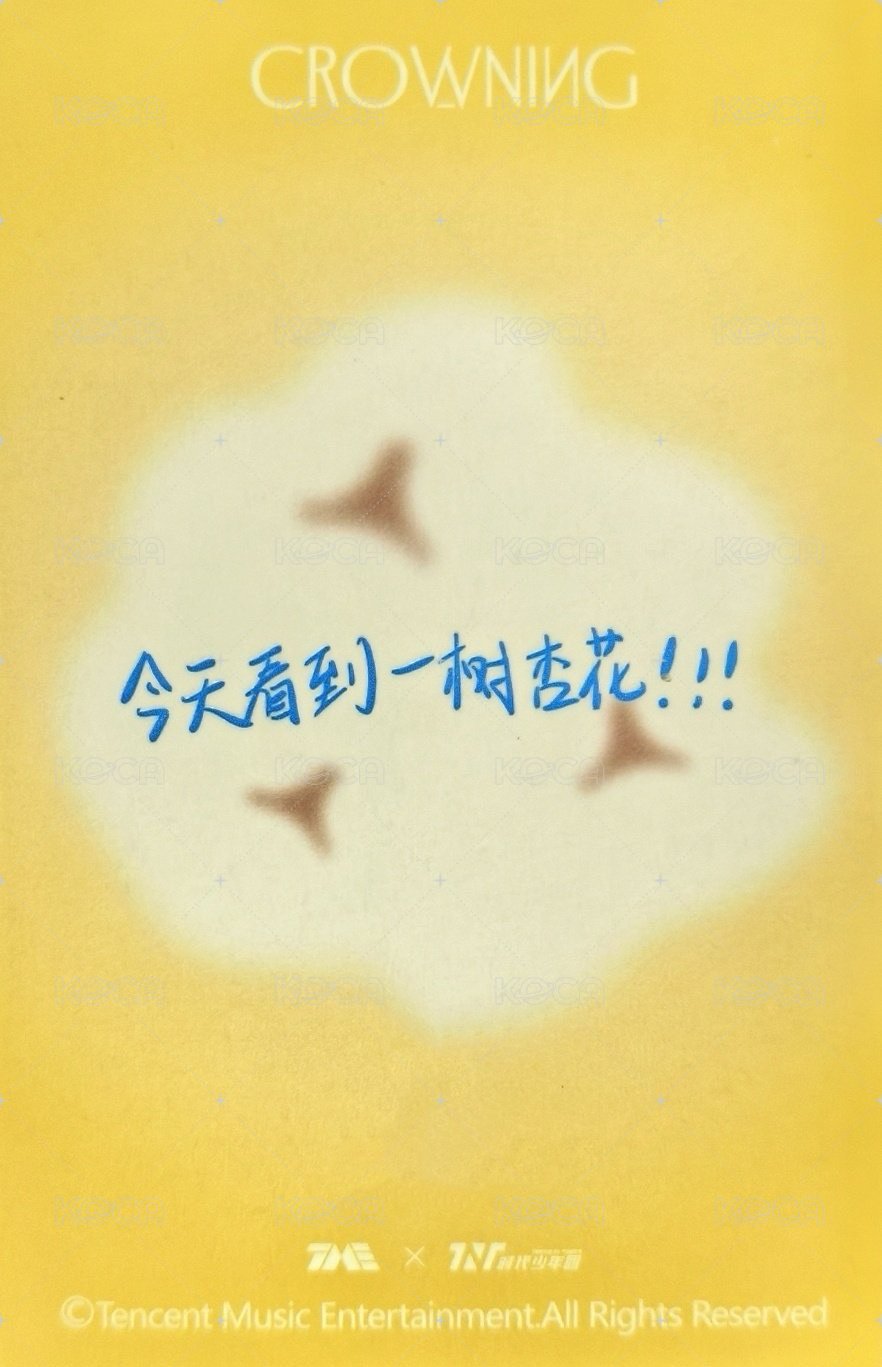 海口演唱會 ·上 四星 星光卡  背面