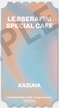 23’cafe 入場卡 / 場限卡  背面