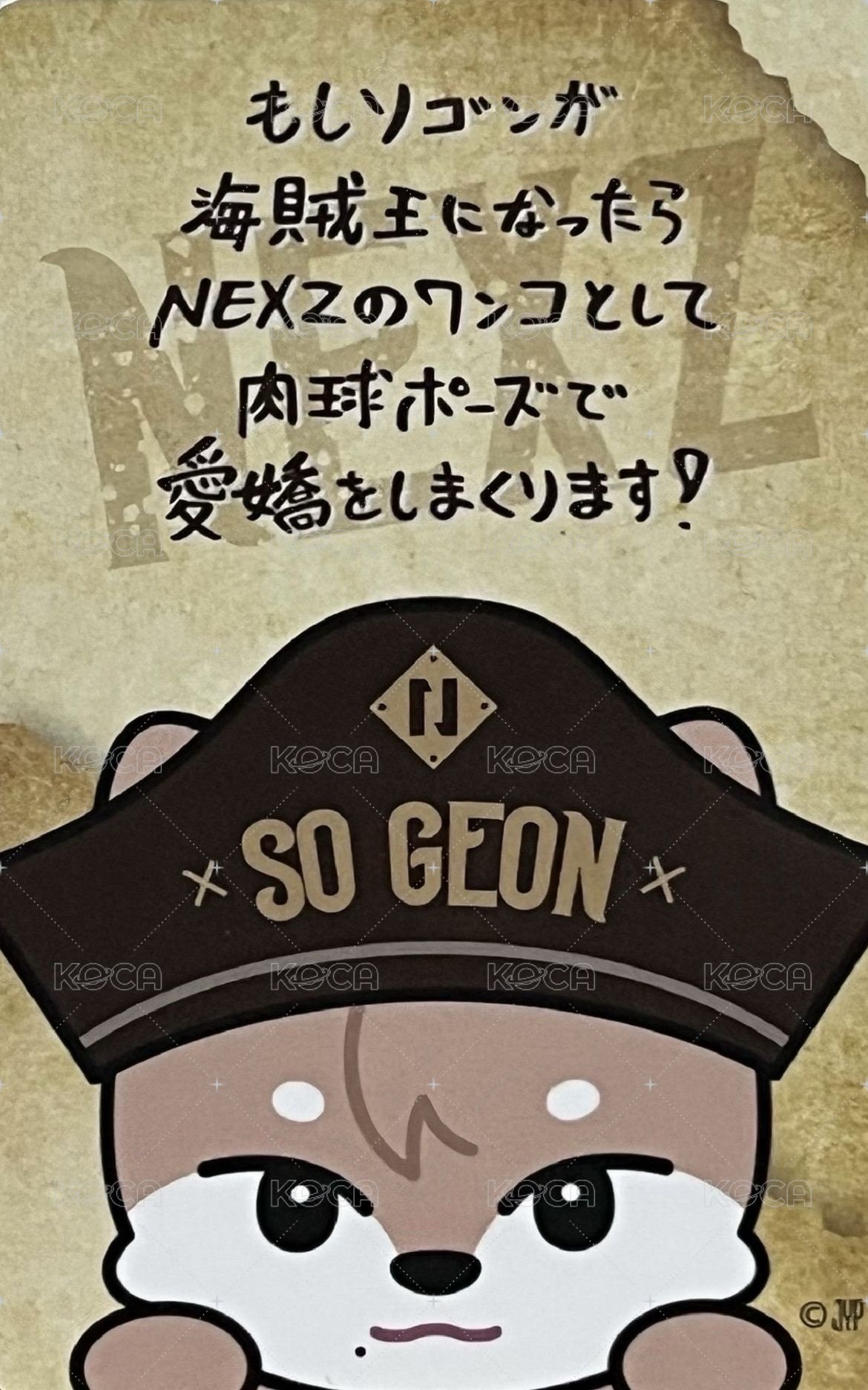 2025 日巡場周 滿額卡 海盜 ver. 背面