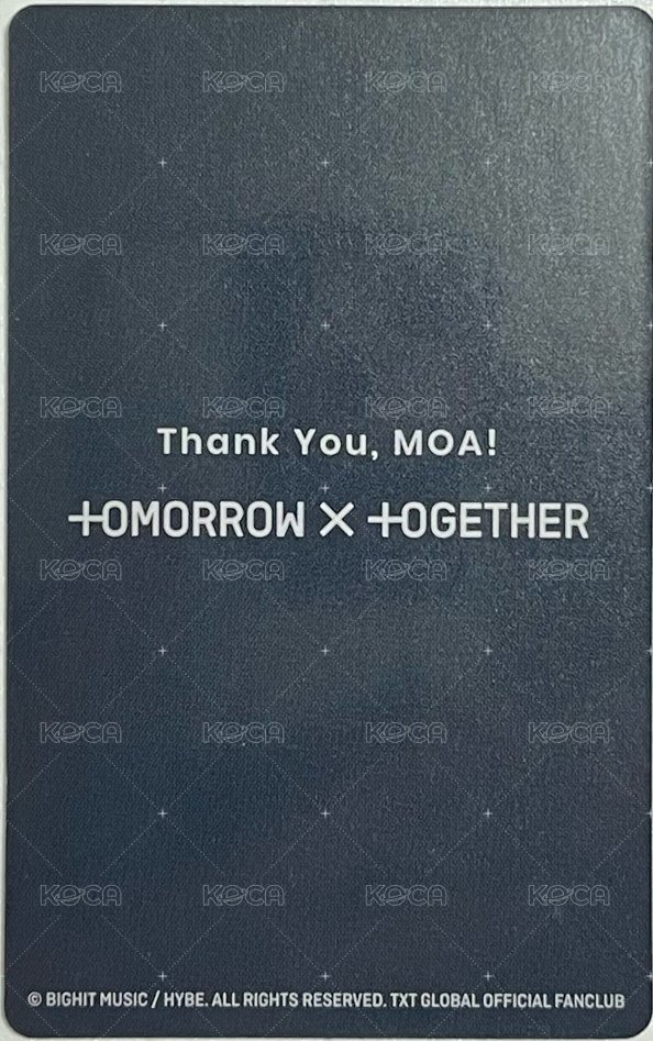 24’巡迴 日本安可 入場卡 / 場限卡 moa zone 粽卡 zone卡 背面