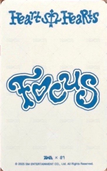 Focus QQ音樂 星光卡 二星 背面