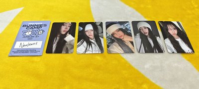 NewJeans BUNNIES CAMP 2024 東京巨蛋場 - P席限定小卡組+限定明信片組