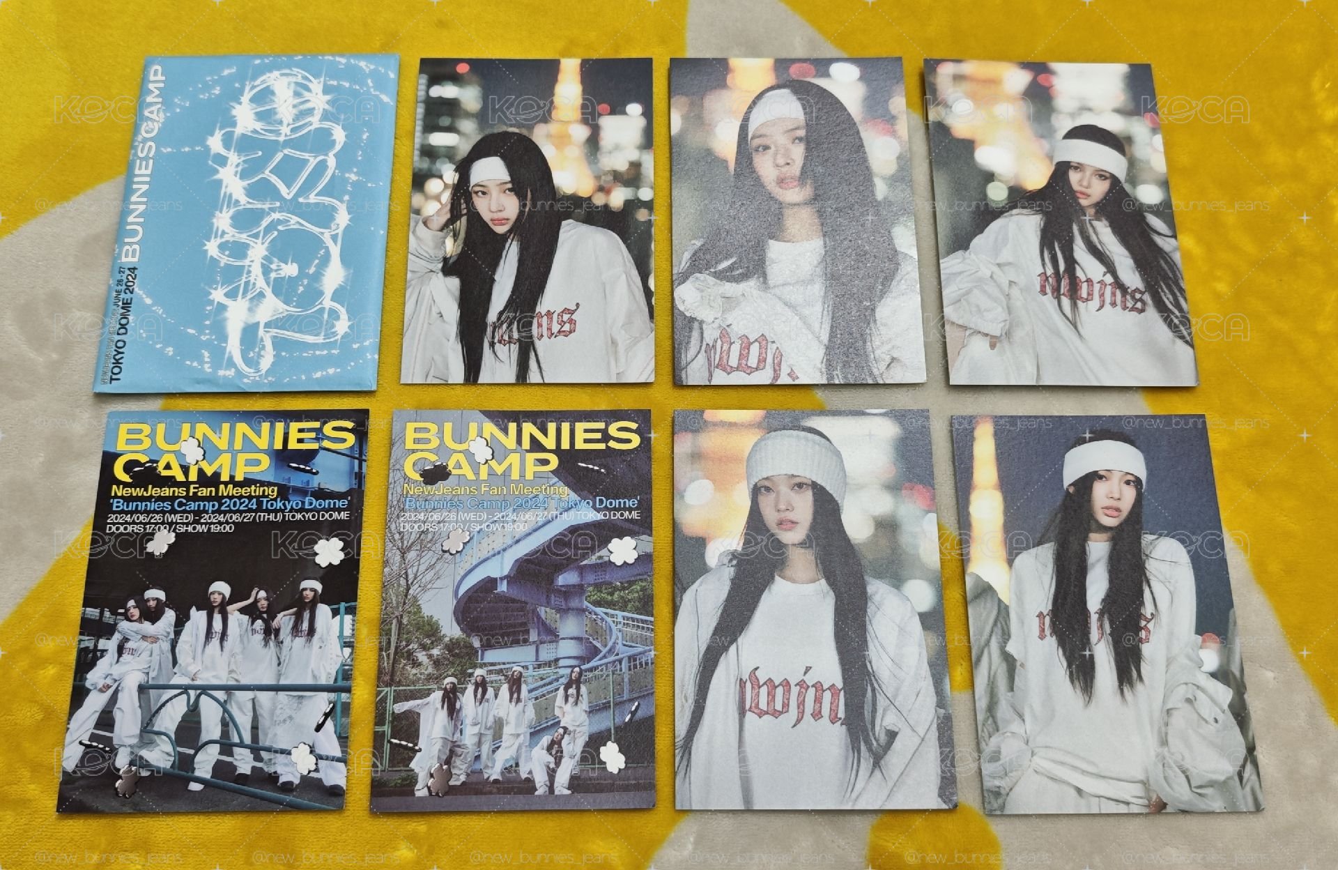 NewJeans BUNNIES CAMP 2024 東京巨蛋場 - P席限定明信片組