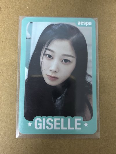 aespa Giselle 吉吉 MY WORLD 隨機卡 D版吉 吉-58