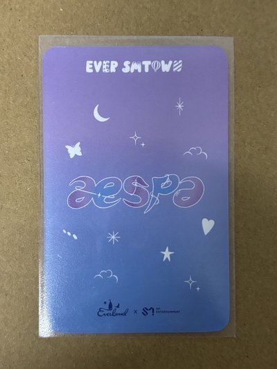 aespa Winter 冬天 愛寶樂園 周邊卡 1.0 卡套冬 冬-56