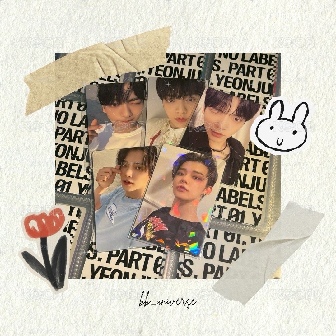 TXT YEONJUN SOOBIN 崔然竣 崔秀彬 FOE 小卡 wvs特典卡 GBGB日專小卡