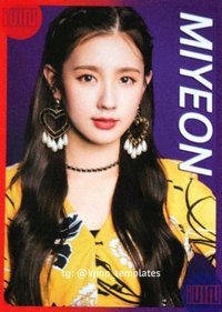 idle×Nuarl藍芽耳機代言 代言卡 