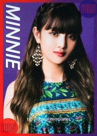 idle×Nuarl藍芽耳機代言 代言卡 