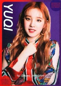 idle×Nuarl藍芽耳機代言 代言卡 