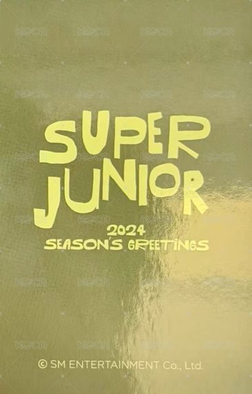 24年曆 yzy 特典卡  背面