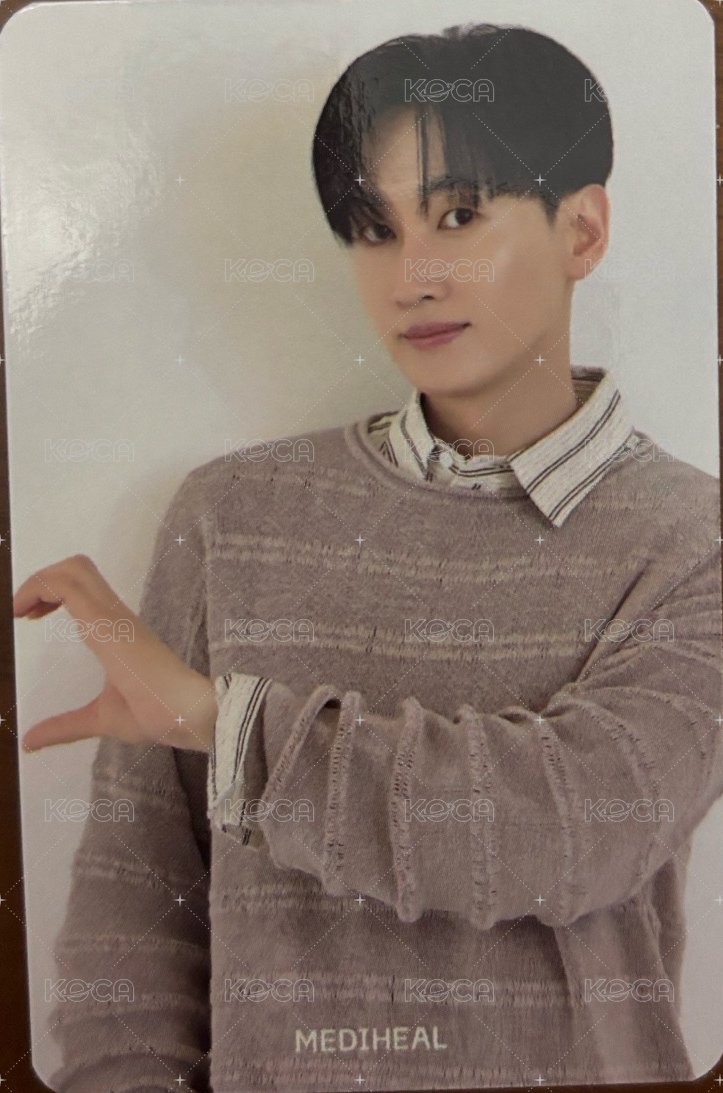 Mediheal 銀赫 代言卡 Mediheal面膜卡 背面