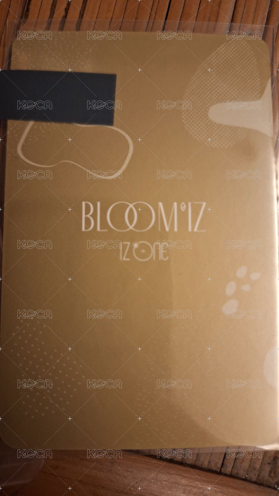 BLOOM*IZ BLOOM*IZ I AM版 專輯卡  專輯卡  背面