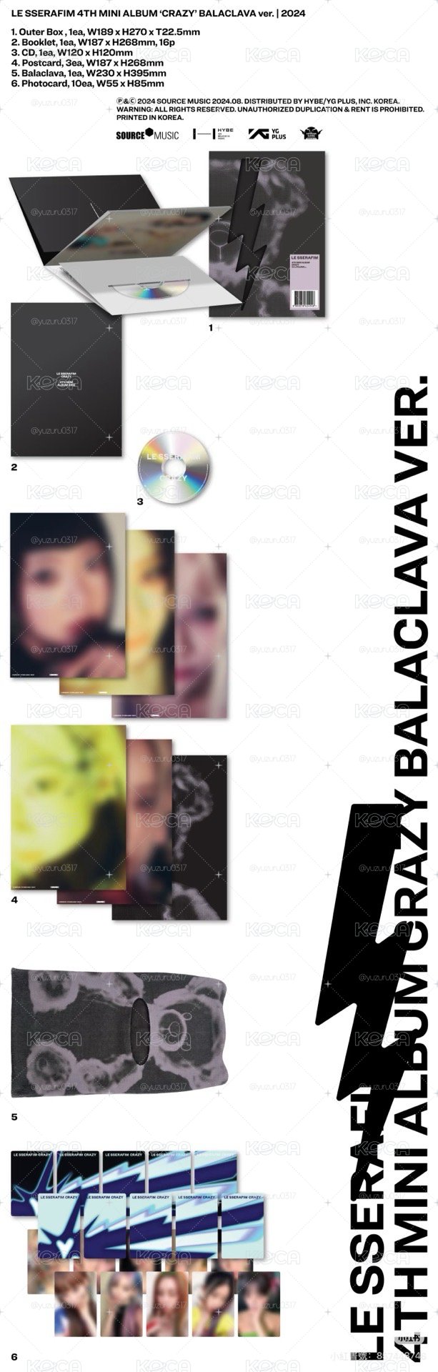 CRAZY 專輯 BALACLAVA ver. 含小卡