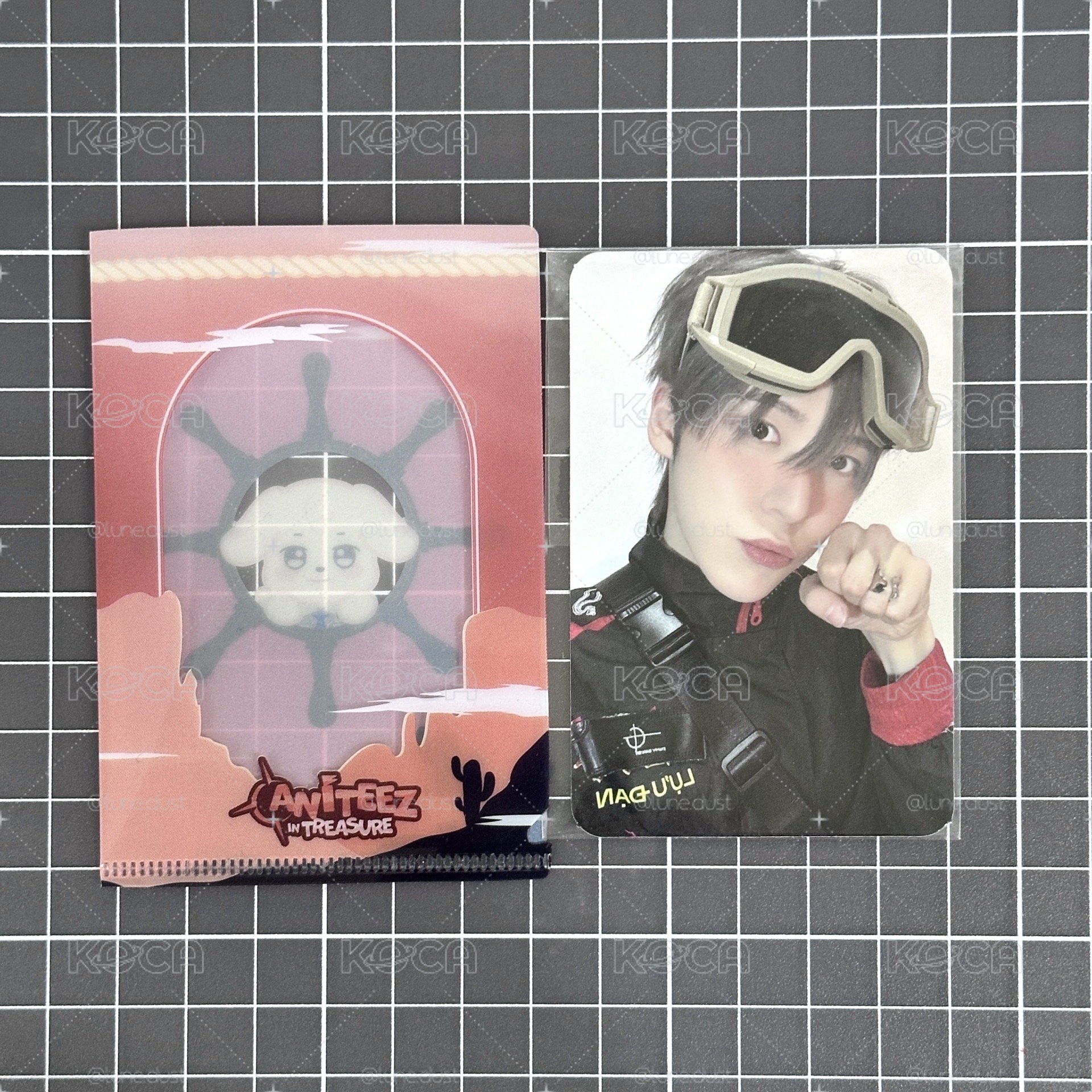 ATEEZ 丁潤浩  YUNHO ANITEEZ IN TREASURE 快閃店 任務卡