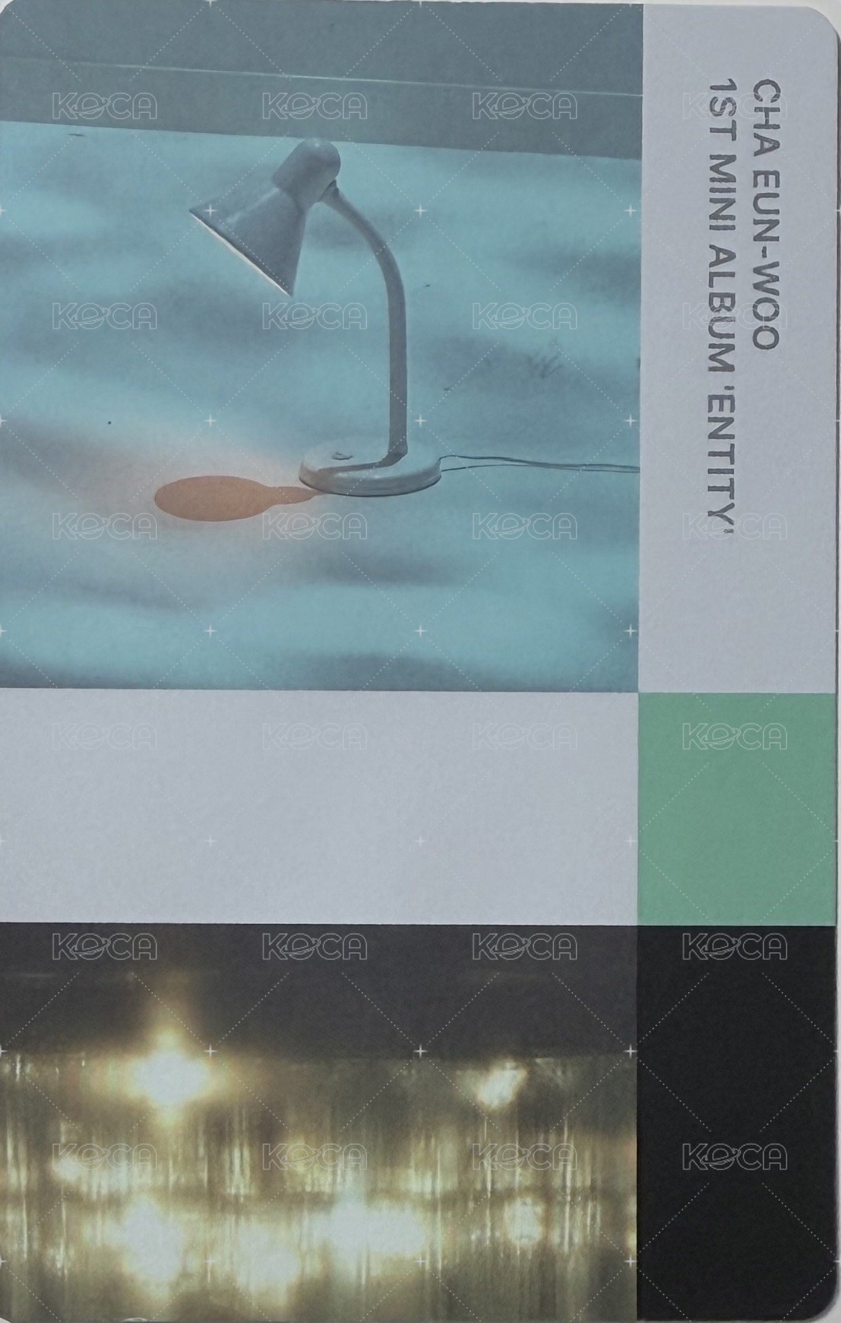 ENTITY 專輯卡  背面