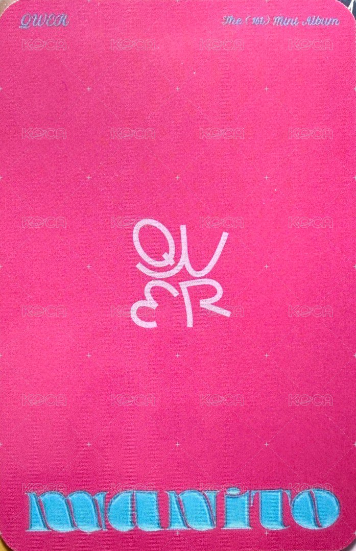 迷一 Kpopstore 末簽 5.0 簽售卡  背面