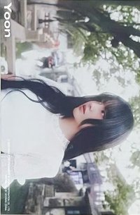 STAYC周庄 明信片 羽丈青苔A