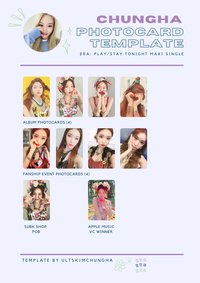 2期會員禮, 單曲3 template