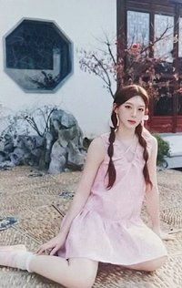 STAYC周庄 明信片 檐下彩繪B